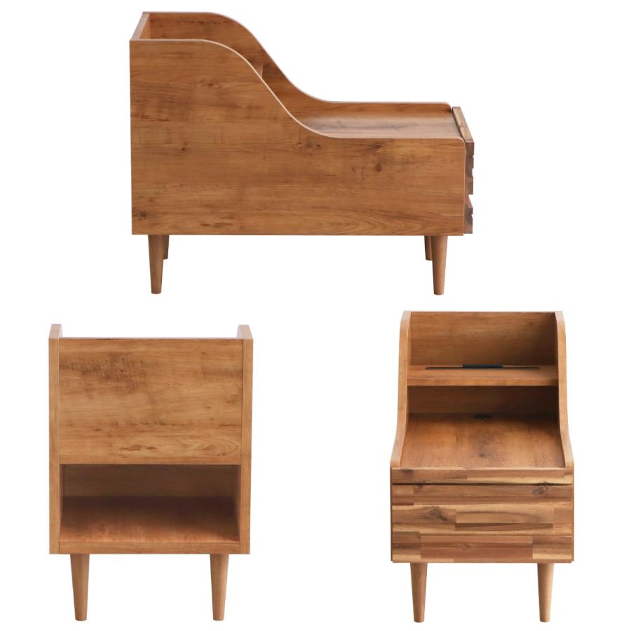 アメリカ家具，thomusvilleアンティーク サイドテーブル引き出し付き