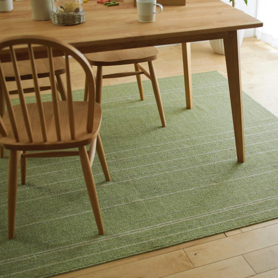 スミノエ ラグ ワイヤーライン 220×250cm 洗える 床暖房対応 スミノエ ラグ ワイヤーライン 220×250cm 洗える 床暖房対応