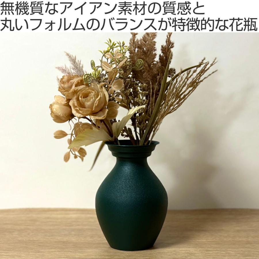 花瓶 Valente Tiny Spesso アイアン （ 鉄製 花びん 花器 ポット フラワーベース ベース丸 鉄 ミニ 一輪挿し 枝物 花 ）｜livingut｜02