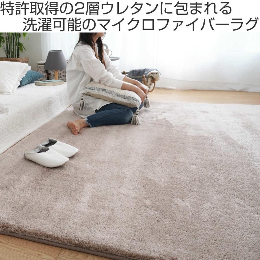 ERARE（エラーレ） ラグ マイクロファイバー 2層ウレタン 190×240cm