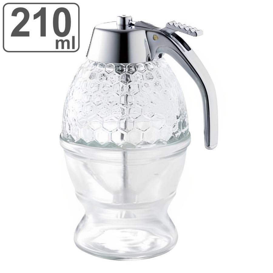 ガラス　ハニーポット　350ml 20個 ハニーディスペンサー ガラス製 はちみつ入れ SALUS （ セイラス