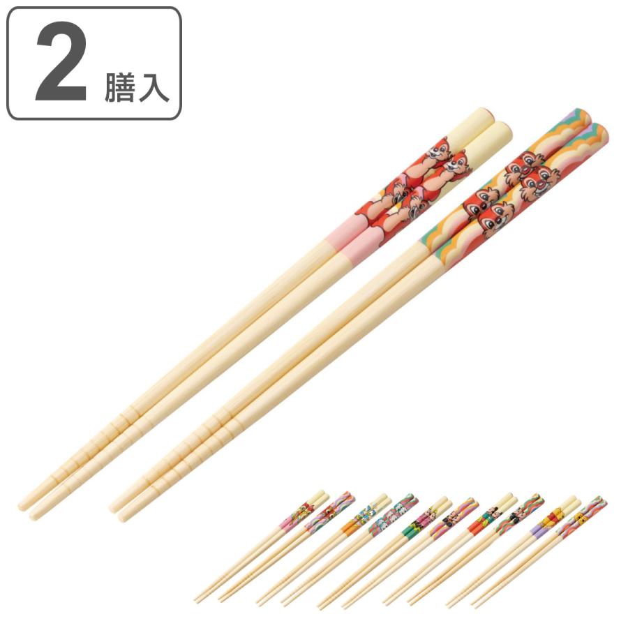 スケーター 竹箸 21cm キャラクター （ チップ＆デール バンビ