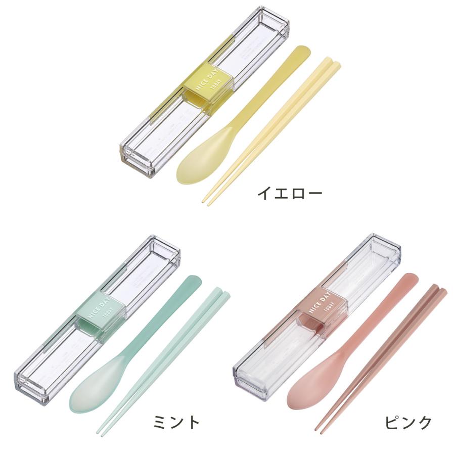 コンビセット とっても強いケース入り箸＆スプーン 18.0cm