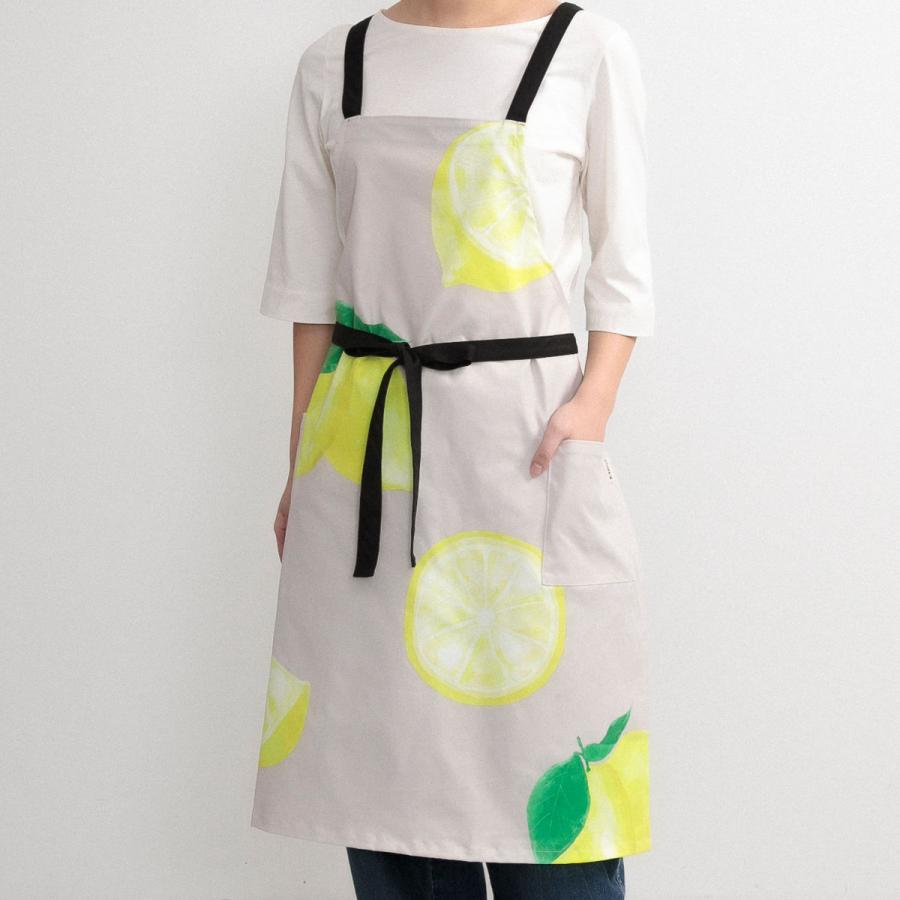 エプロン 果物 野菜 マルシェプリントエプロン COCOWALK （ ココ