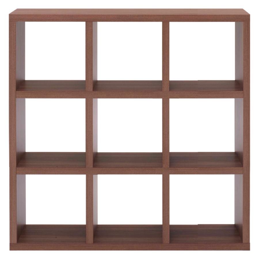 フナモコ（FUNAMOCO） 本棚 ブックシェルフ 9マス 全面化粧仕上げ 日本