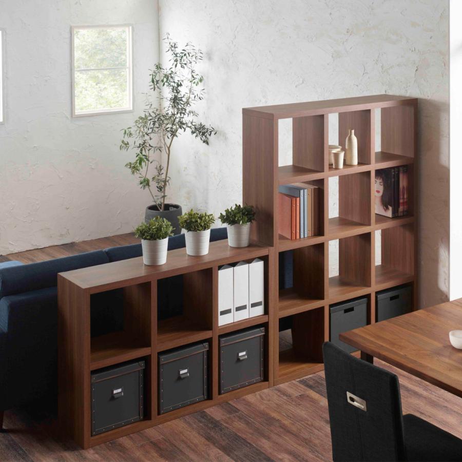 フナモコ（FUNAMOCO） 本棚 ブックシェルフ 8マス 全面化粧仕上げ 日本