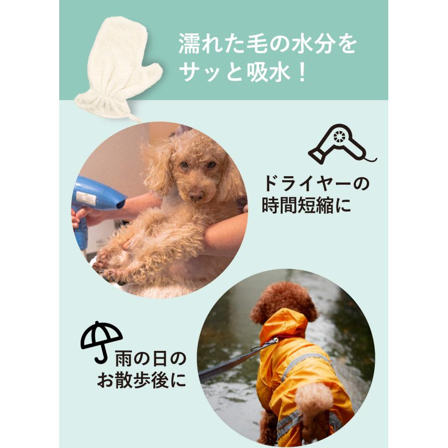 CB JAPAN（シービージャパン） タオル ペット用 吸水 ペットグローブ