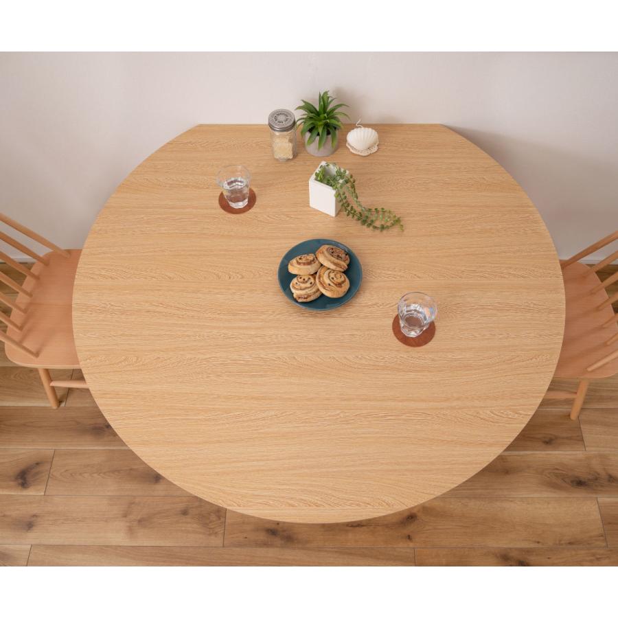 東谷 ダイニングテーブル 幅120cm 4人掛け 変形天板 （ テーブル