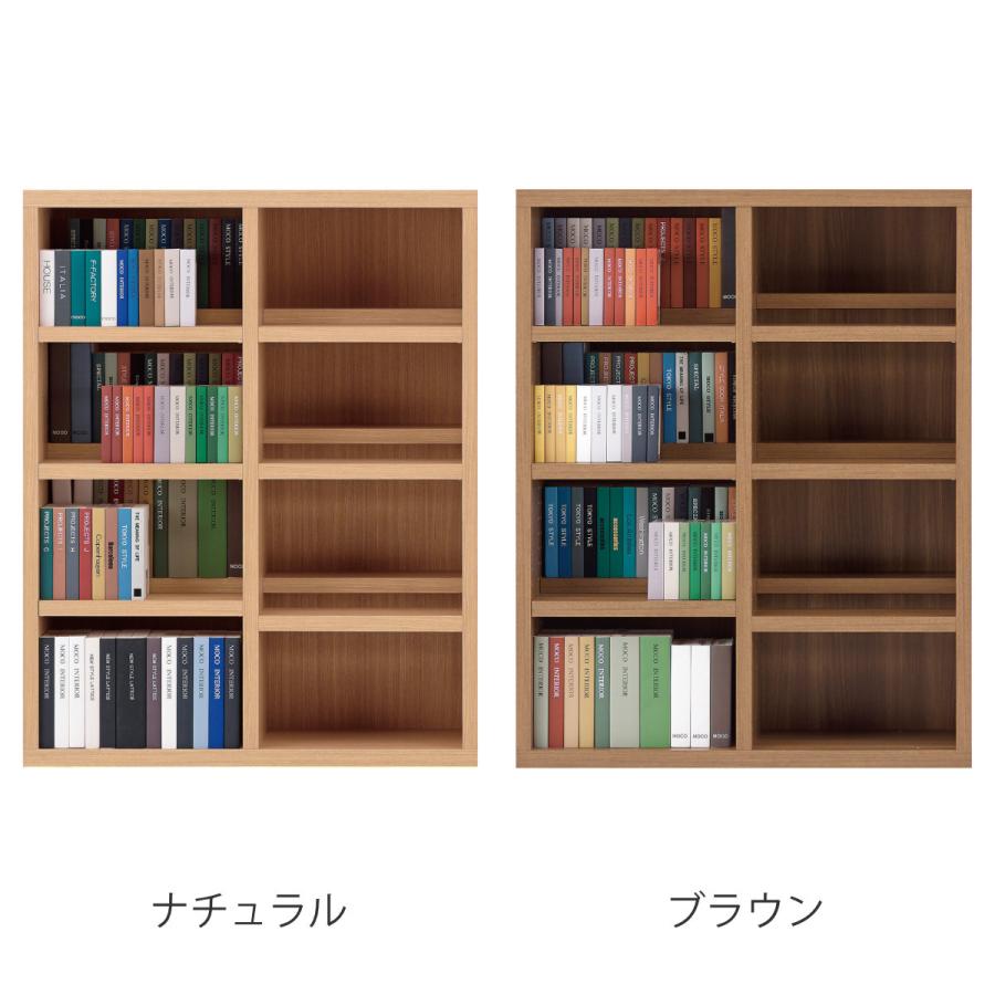 コミックシェルフ フナモコ漫画前後分割棚板 本棚 書棚 完成品 CBS-76L 軒先渡し】フナモコ ニューコミックシェルフ 幅743×奥行297×高さ1138mm
