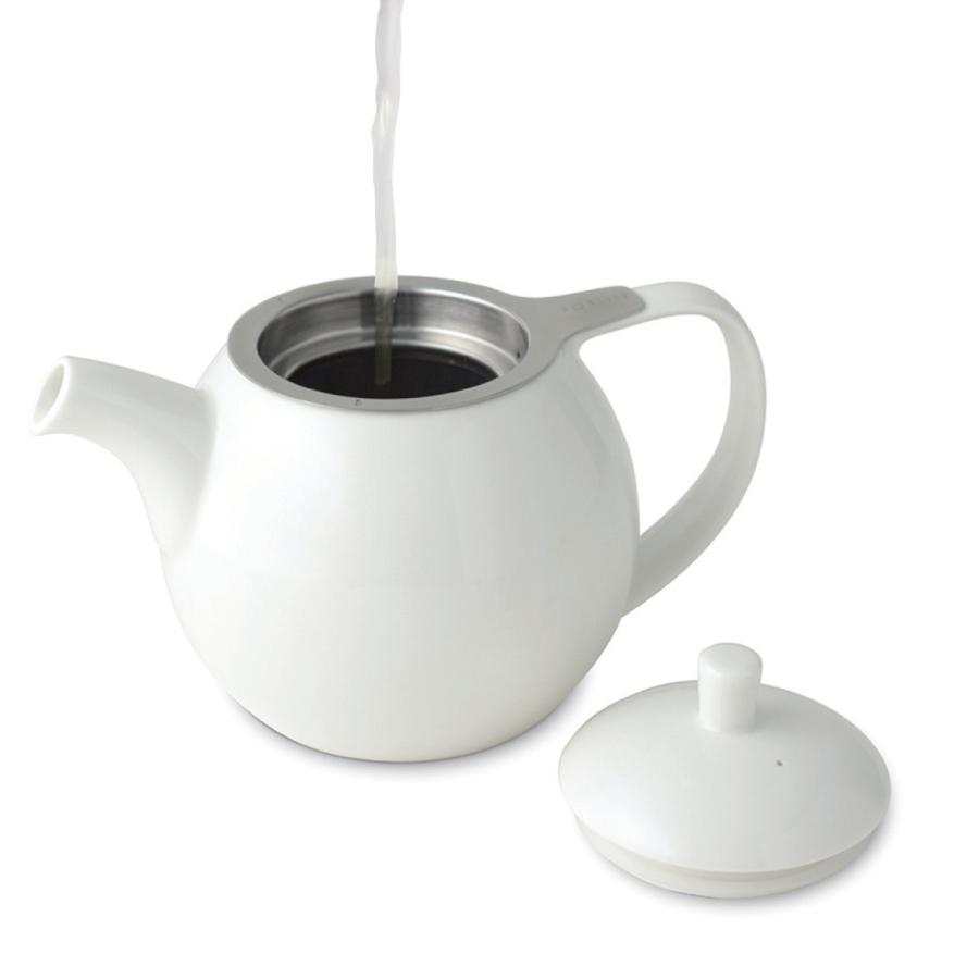 FORLIFE JAPAN ティーポット 710ml Curve カーヴ 陶器 （ 食洗機対応