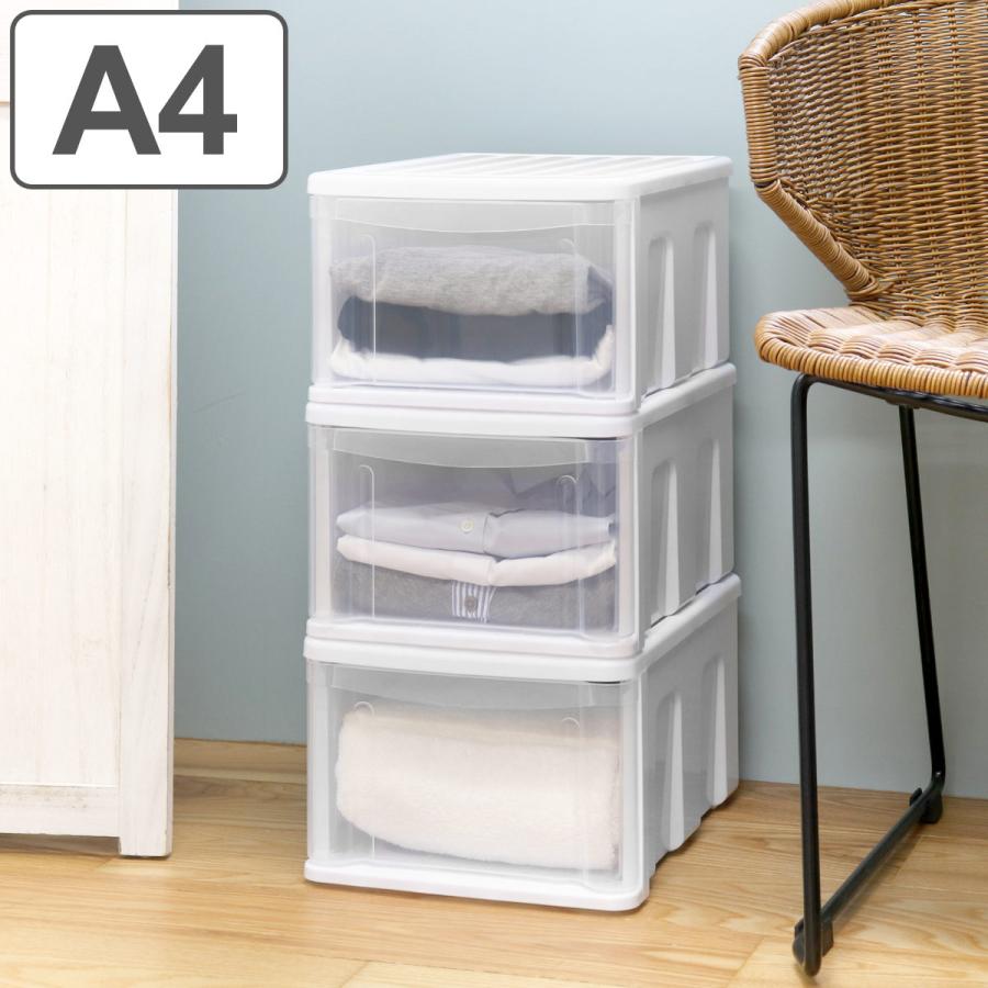 サンコープラスチック 収納ケース シンクセルト A4 W （ 収納