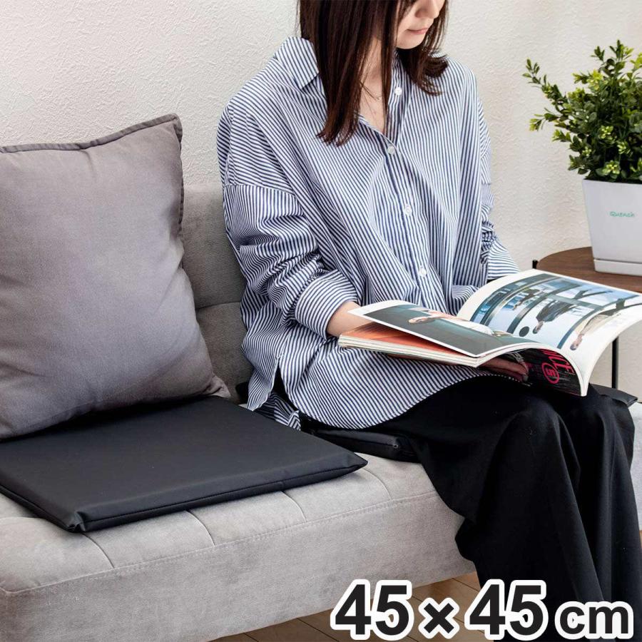 レザーチェアパッドクッション 本革 4枚セット