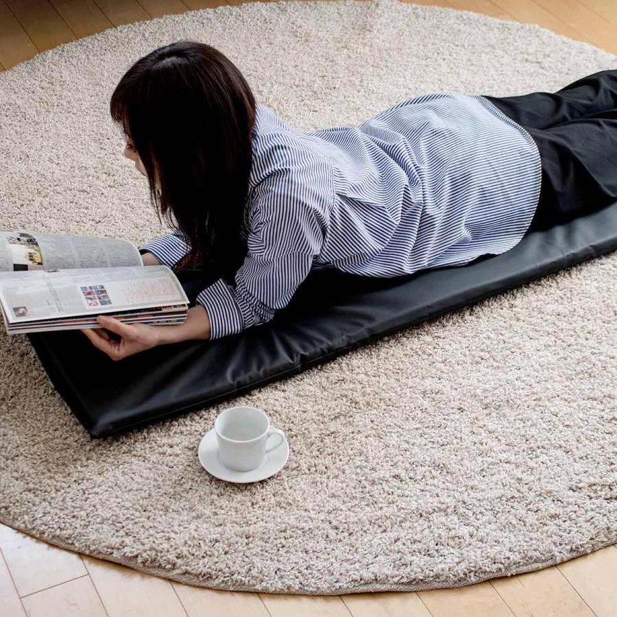 フェイクレザークッション 低反発ウレタン 45×90cm 日本製 （ チェア