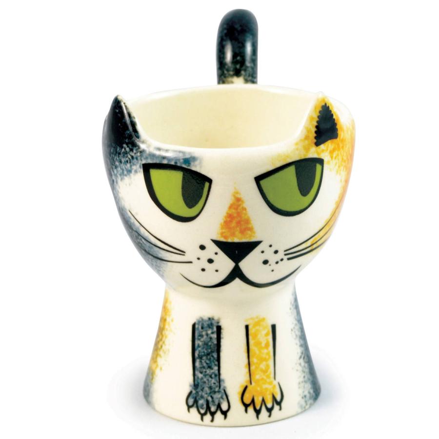 エッグカップ Hannah Turner Egg cups Cat ネコ （ ハンナターナー エッグスタンド 陶器 卵立て 食器 朝食 ゆで卵 小物入れ 小物収納 一輪挿し ねこ 猫 ）｜livingut｜22