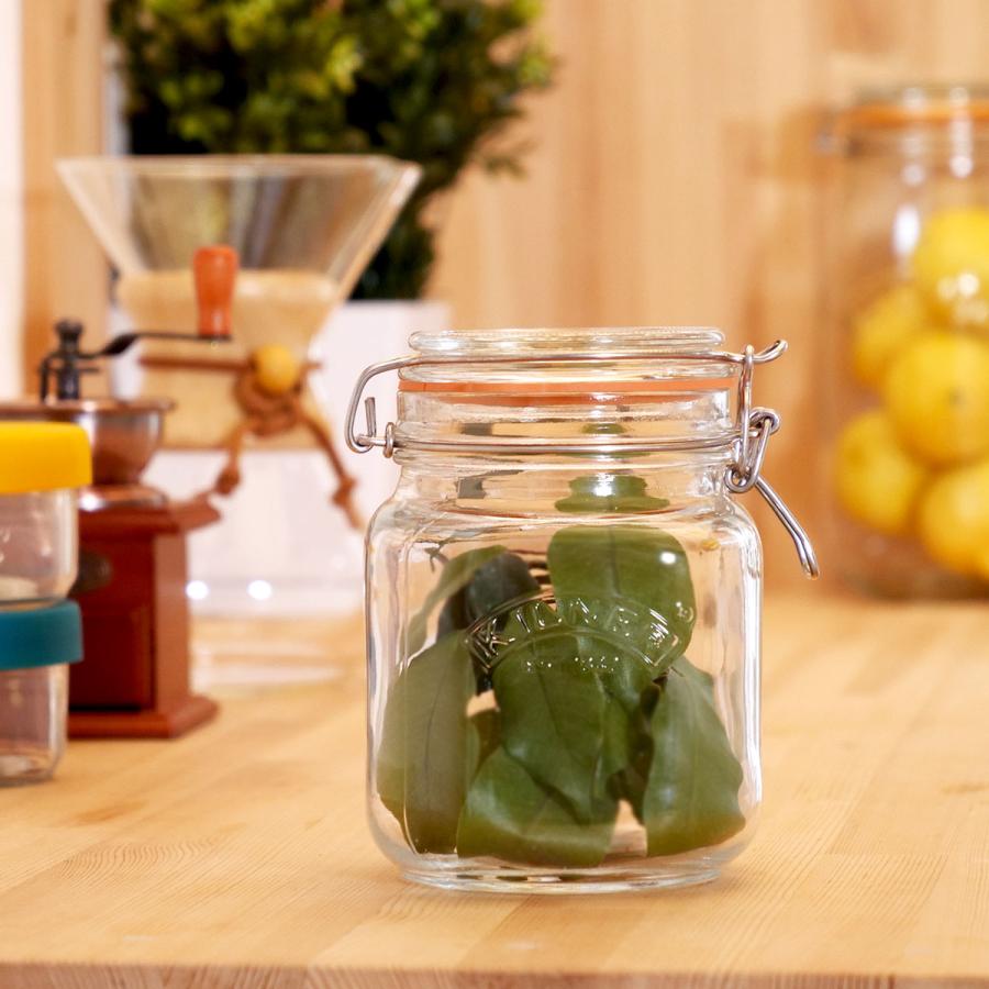 保存容器 KILNER SQUARE CLIPTOP JAR 1L （ キルナー クリップトップジャー 1000ml 保存瓶 ガラス 密閉 食洗機対応  保存 瓶 パッキン付き ガラス容器 食品 ）