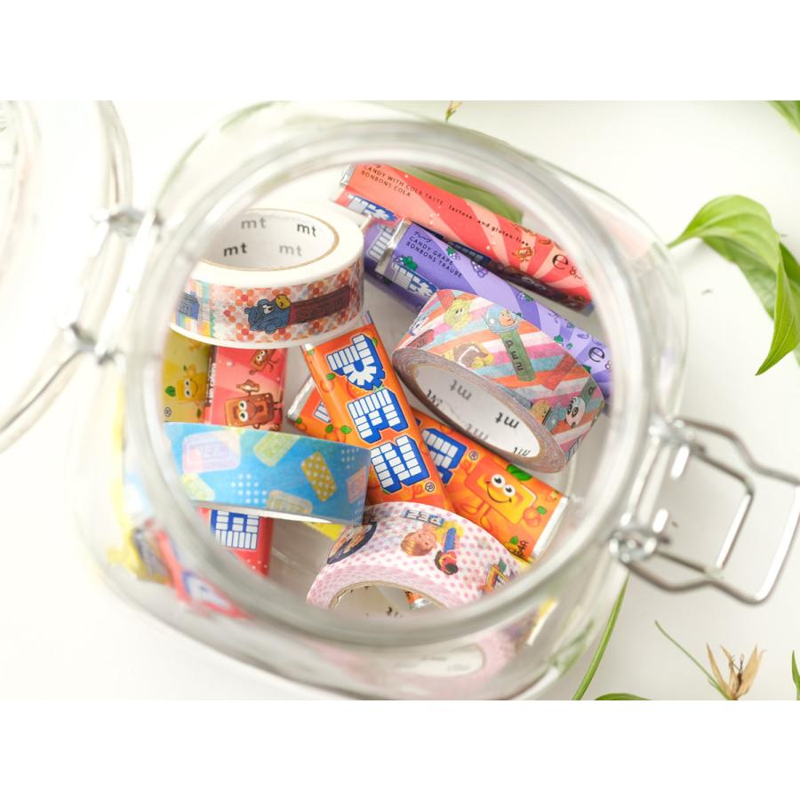 マスキングテープ mt PEZ ランダムキャンディ 15mm×7m （ マステ カモ