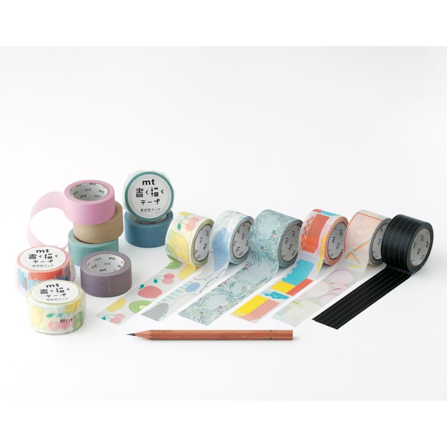 テープ・マスキングテープ Duct Tape #1 Black (Set of 2) カモ井（KAMOI） 書く描くテープ マスキングテープ 点線・黒 25mm×7m