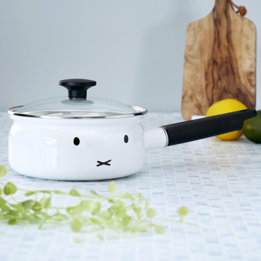 miffyface Series 片手鍋 18cm IH対応 富士ホーロー ミッフィー
