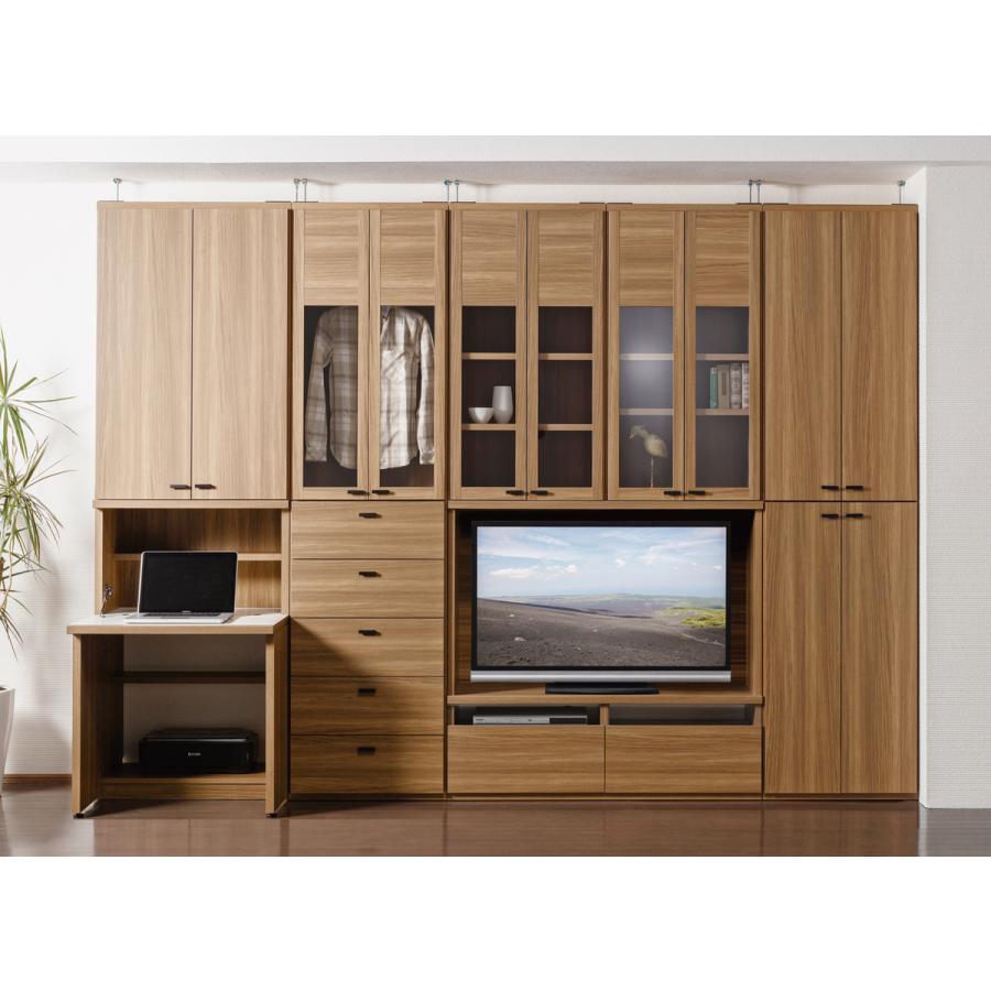 収納オーダー オーダー吊り戸棚 開き扉 シナ W460～909 | KB-KC024-10a-G183