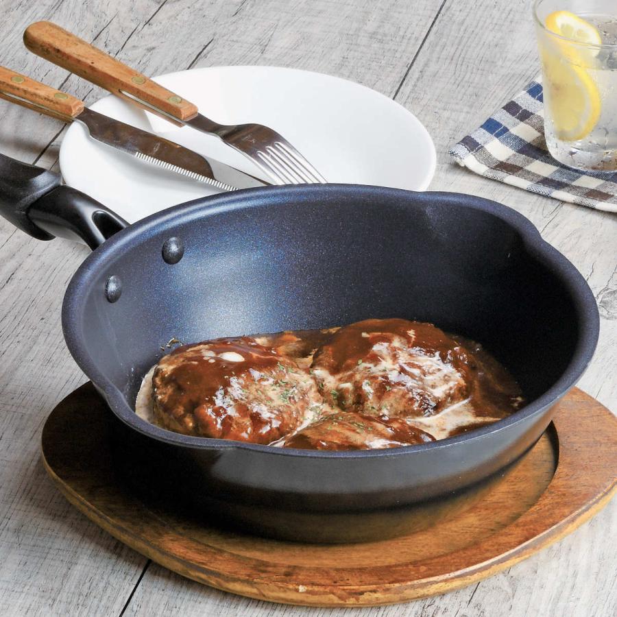 パール金属 フライパン 28cm ガス火専用 極深プレミアム ダイヤモンド