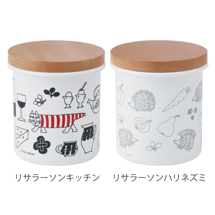 スケーター 保存容器 ホーローキャニスター木蓋 750ml スケーター 保存容器 ホーローキャニスター木蓋 750ml