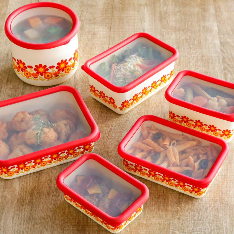 Honey Ware 保存容器 450ml メモリーズ 浅型角容器 S HoneyWere