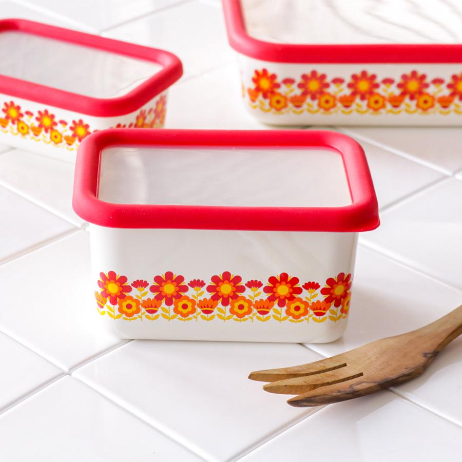 Honey Ware 保存容器 700ml メモリーズ 深型角容器 S HoneyWere