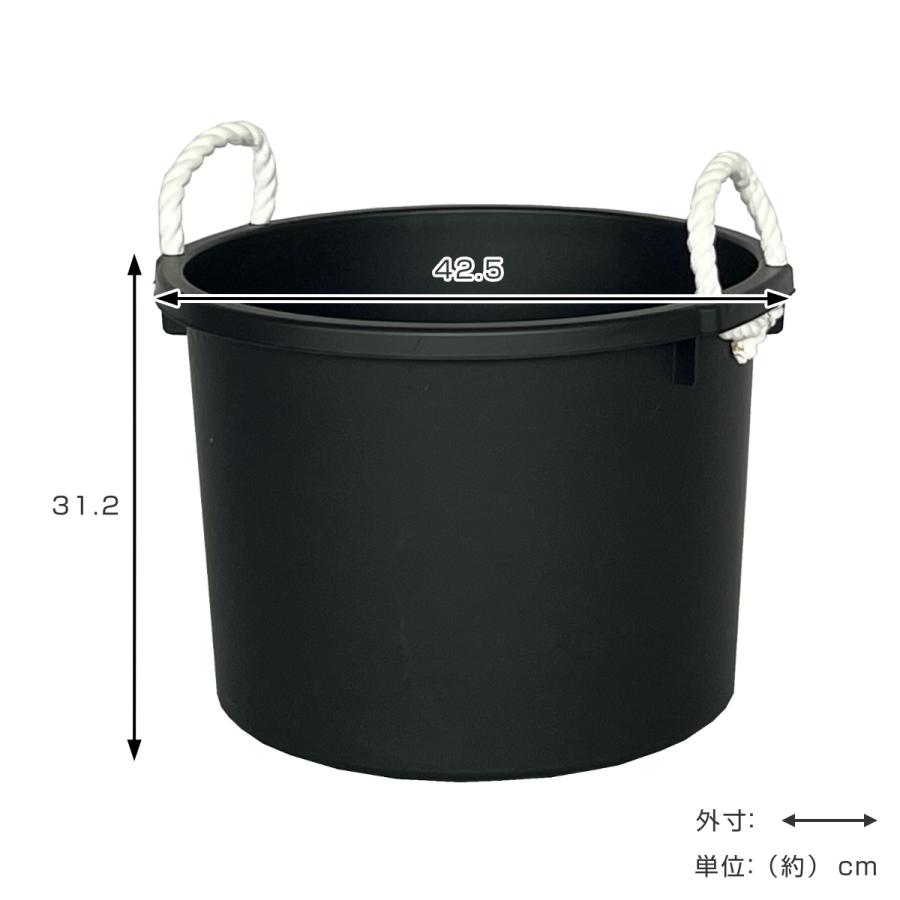 平和工業 タライ 30L 万能容器 （ たらい 30リットル タブ ばけつ 大型 大きい 大容量 掃除 清掃 洗濯 収納 アウトドア ひも付き ...