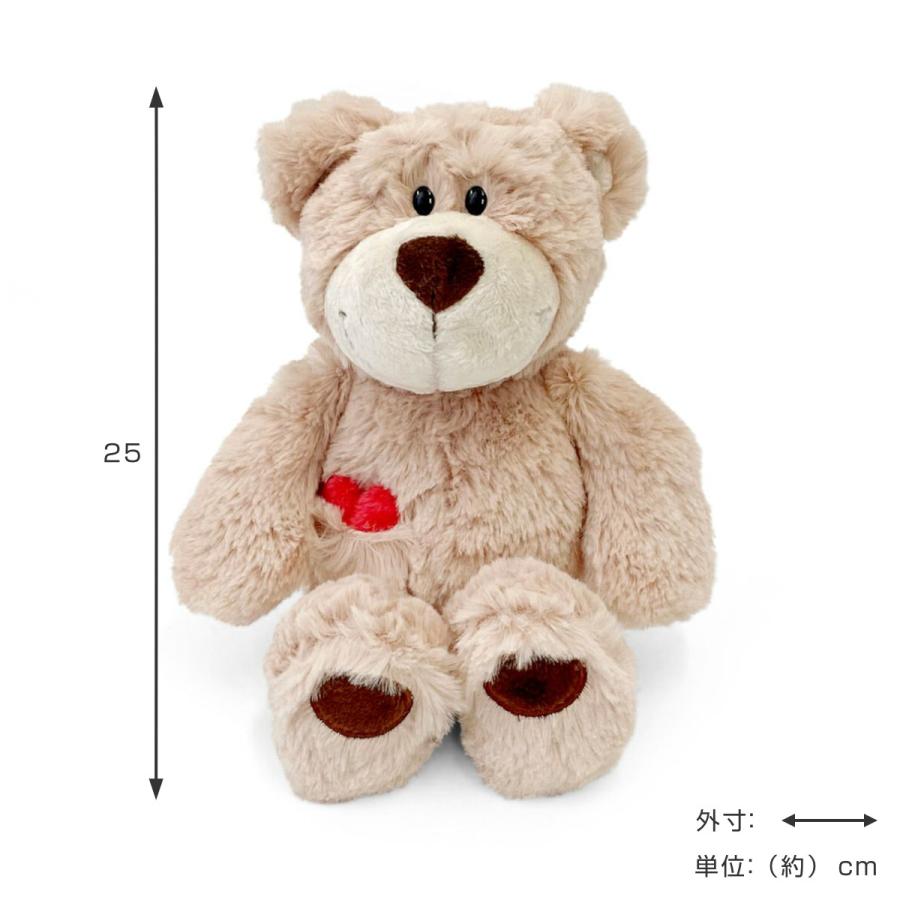 アントレックス ぬいぐるみ ラブベア クラシック ブラウン NICI 25cm