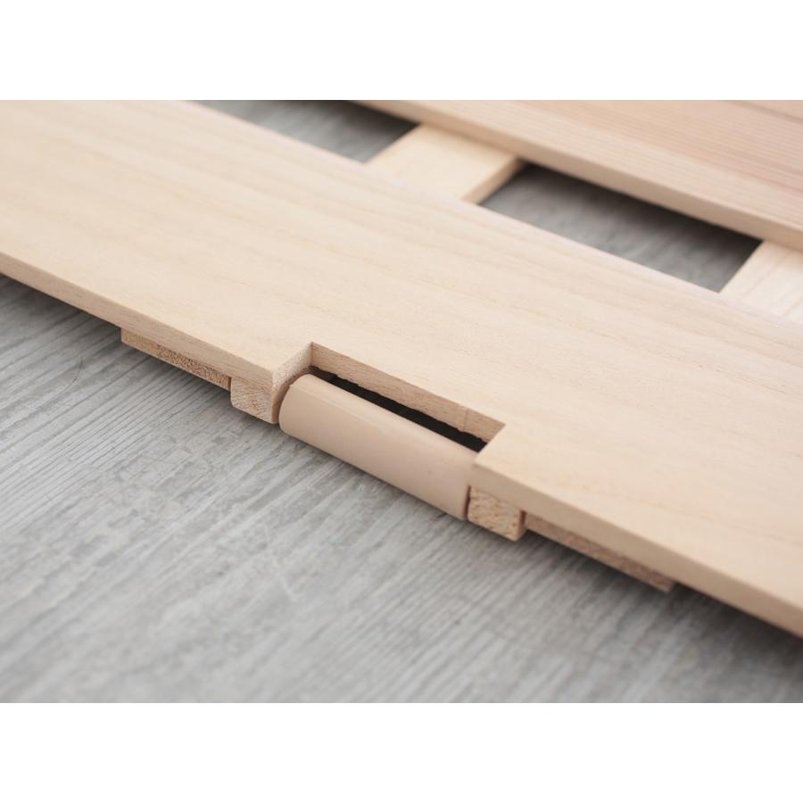 OSMAC すのこベッド 2つ折れ式 セミシングル 薄型軽量 天然木