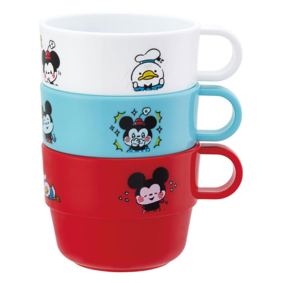 スケーター コップ スタッキングコップ 3個組 220ml ケース付き