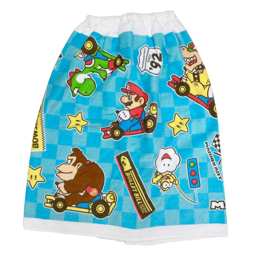 スーパーマリオ 巻きタオル 60×110cm ( タオル プール ラップ スーパーマリオ 巻きタオル 60×110cm ( タオル プール ラップ