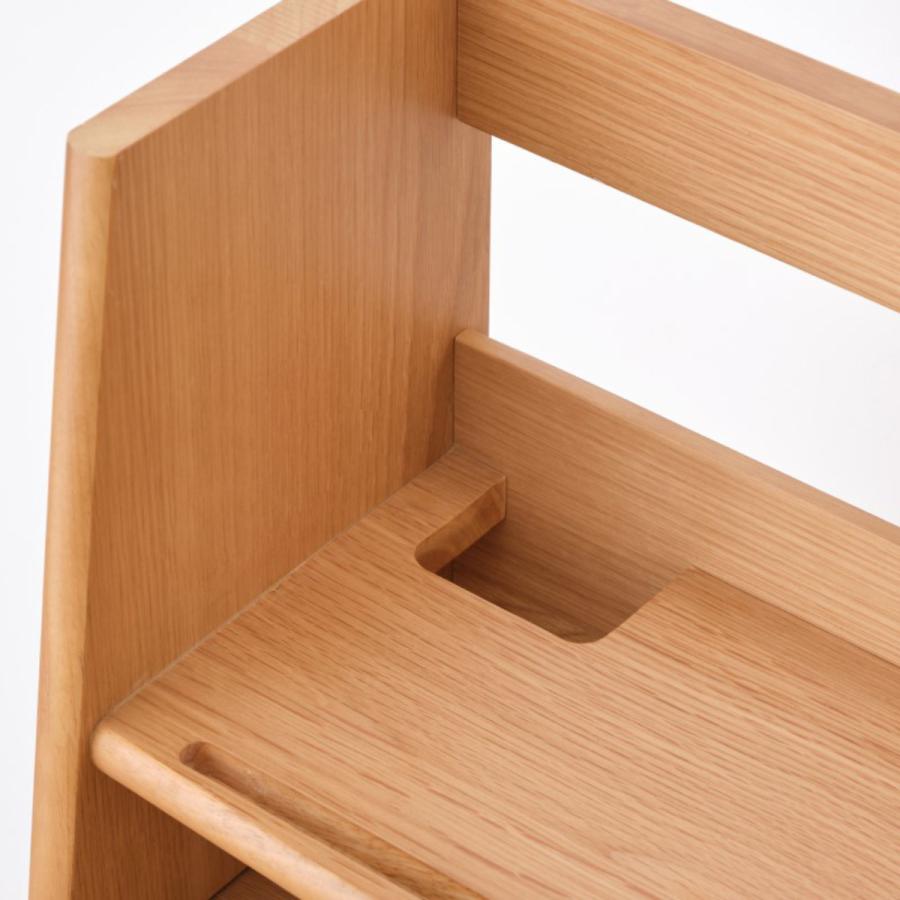 一生紀（ISSEIKI） 上棚 学習机用 幅99cm 木製 RESCO （ 机上 収納