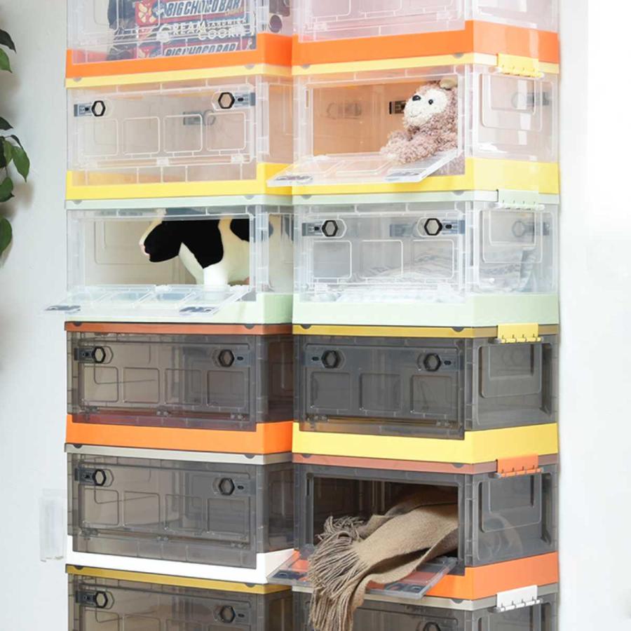収納ボックス 折りたたみ収納BOX 44L キャスター付き ( 収納 収納ボックス 折りたたみ収納BOX 44L キャスター付き ( 収納