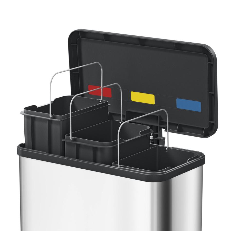 Hailo ゴミ箱 9L×3 ペダルビン エコ トリオ 27 ( ごみ箱 27L 3 Hailo ゴミ箱 9L×3 ペダルビン エコ トリオ 27 ( ごみ箱 27L 3