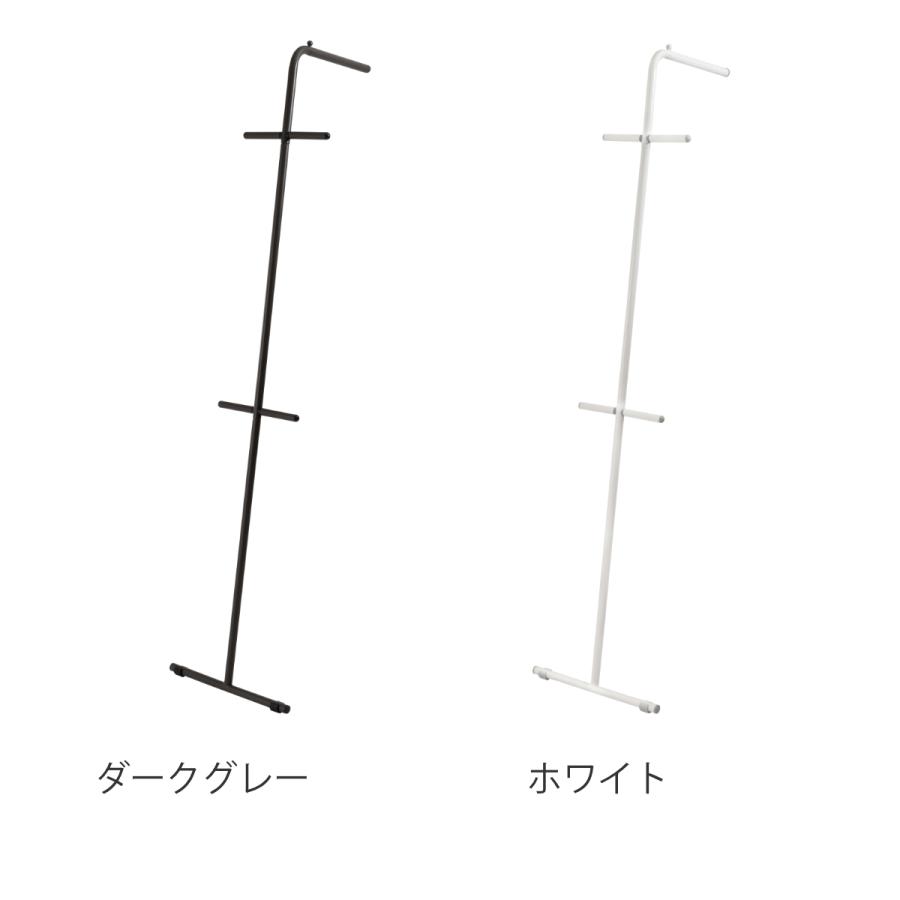 ハンガーラック 幅40.5×奥行35.5×高さ167.5cm スチール （ ポールハンガー 立てかけ コートハンガー コート掛け 玄関 洋服掛け スリム 立て掛け ）｜livingut｜05