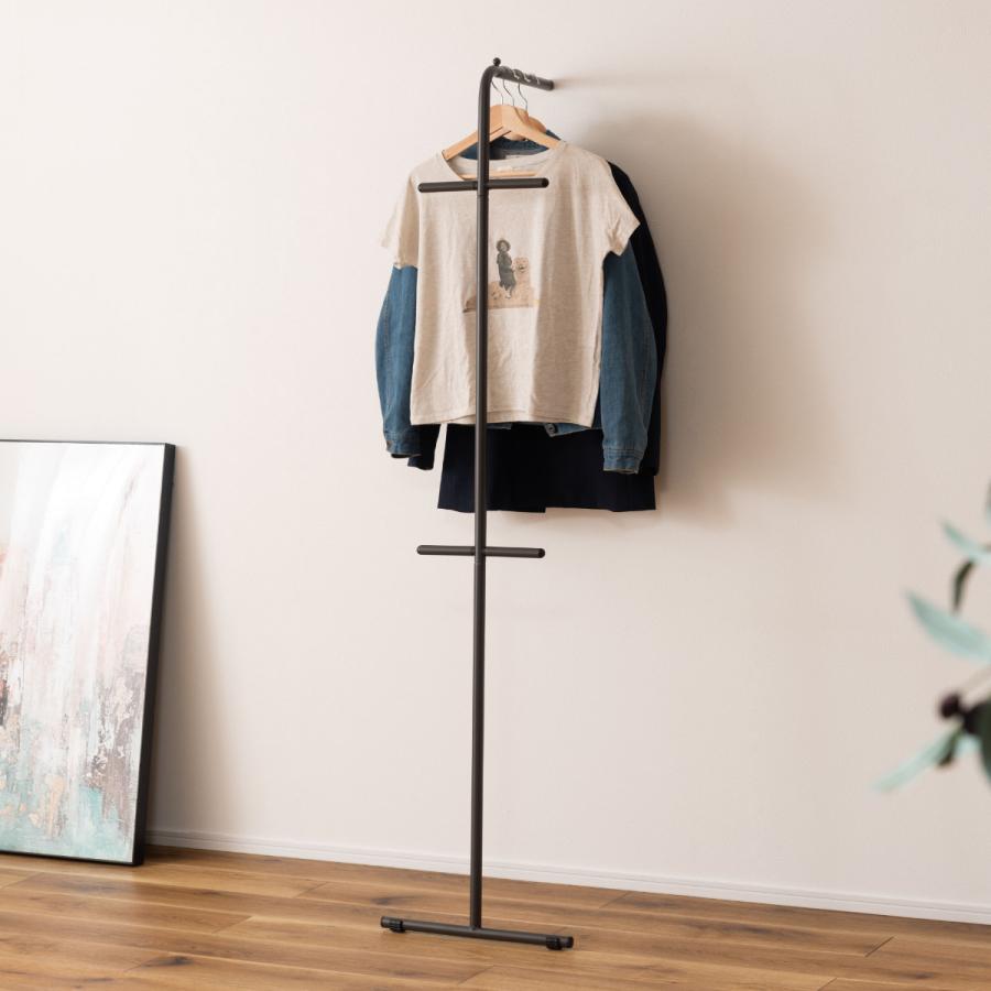 ハンガーラック 幅40.5×奥行35.5×高さ167.5cm スチール ハンガーラック 幅40.5×奥行35.5×高さ167.5cm スチール