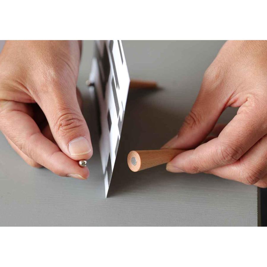 magnet フォトスタンド CARLO 木製 4個入り （ 写真立て 写真たて