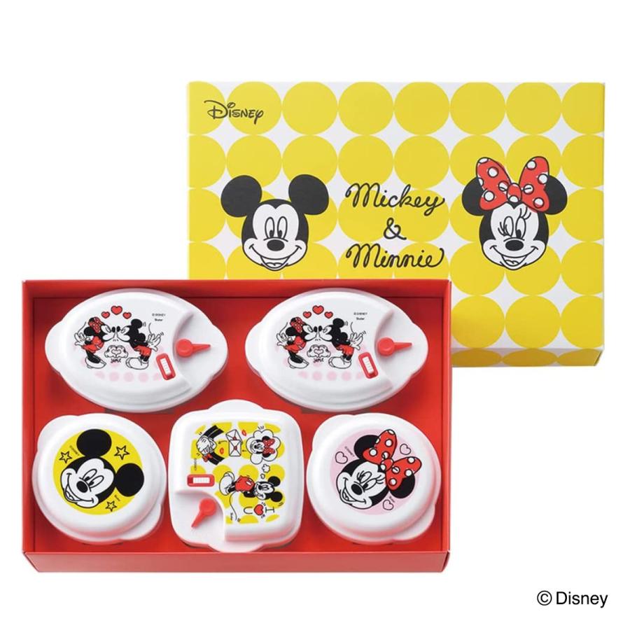 MICKEY MOUSE 保存容器 ミッキー＆ミニー プラスチック電子レンジ容器