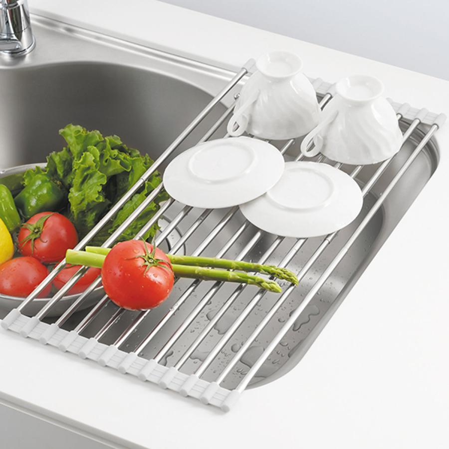 水切り台です タマハシ 水切りラック デイズ 伸縮水切りラック ワイド （ 伸縮