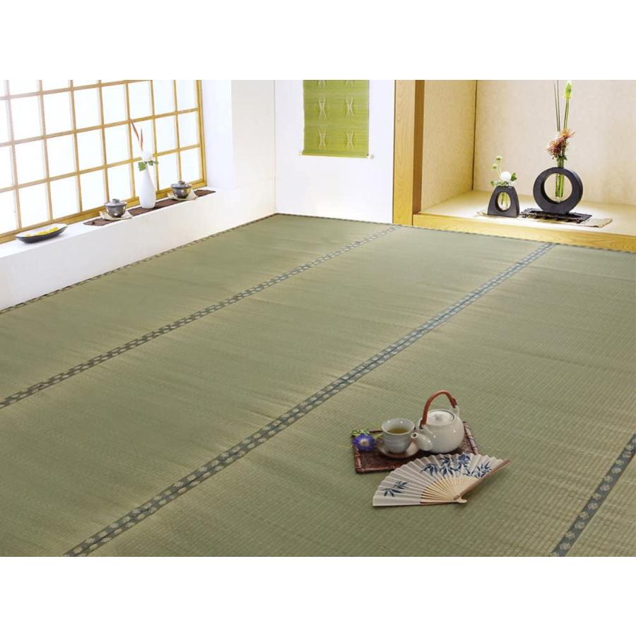 上敷き 純国産 い草 カーペット 双目織 『松』 団地間 3畳 約170×255cm