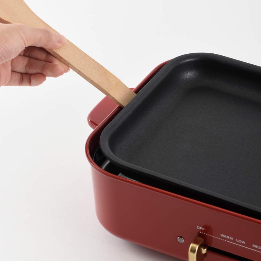 BRUNO Compact Hot Plate 新品未使用 木製スパチュラ付き BRUNO