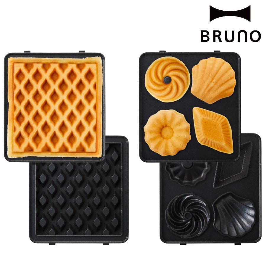 BRUNO グリルサンドメーカー シングル用プレート ワッフル BRUNO グリルサンドメーカー シングル用プレート ワッフル