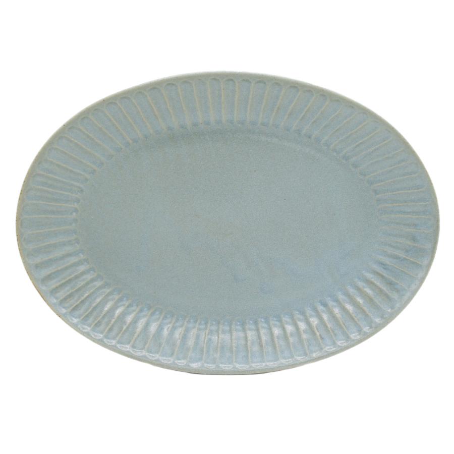 CHIPS プレート 24.5cm M オーバル ひらひらの器 Bread&Rice