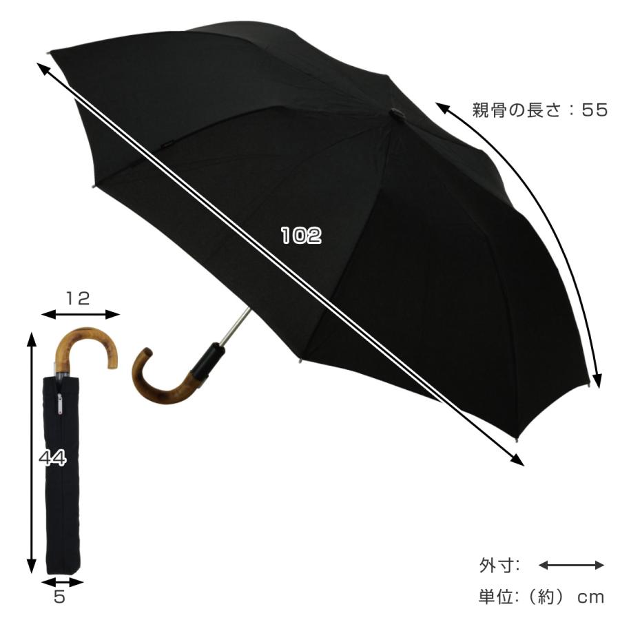 Knirps 折りたたみ傘 Topmatic SL Black KNS828 ウッドハンドル Knirps 折りたたみ傘 Topmatic SL Black KNS828 ウッドハンドル