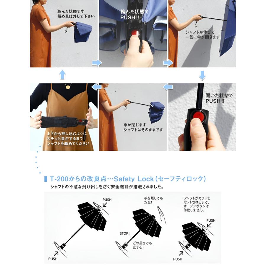 Knirps 折りたたみ傘 T220RS 自動開閉 （ クニルプス 折り畳み傘