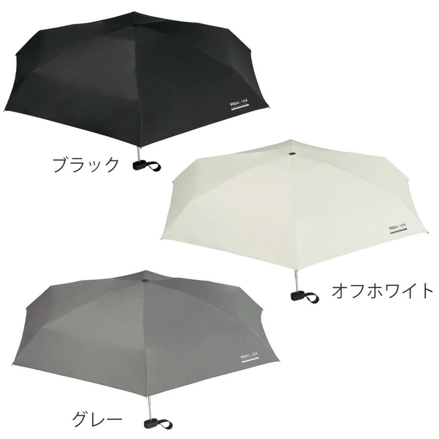 Wpc. 折りたたみ傘 Wpc IZA compact ブラック 晴雨兼用 コンパクト
