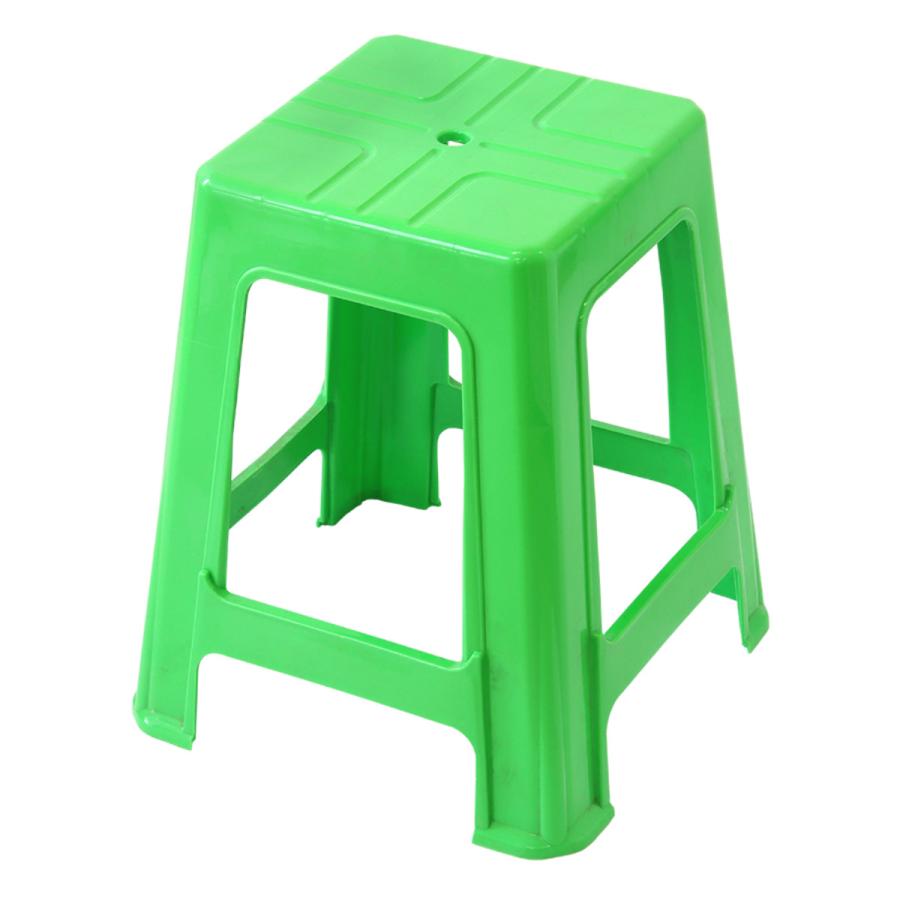 新品 送料込み スツール 椅子 1脚 グリーン 高さ45cm スツール 座面高45.5cm スタッキング可能 プラスチック （ 簡易椅子