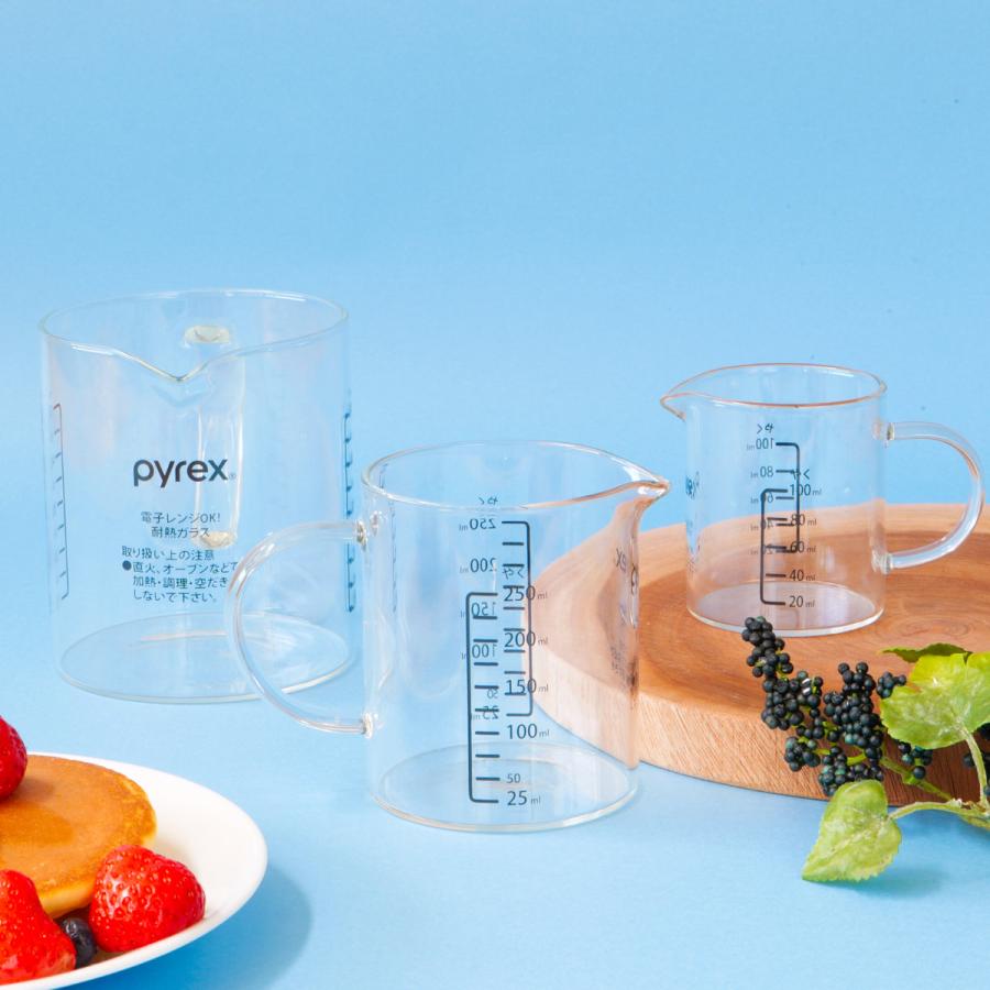 ｐｙｒｅｘ　パイレックス　メジャーカップ　3点セット PYREX（パイレックス） 計量カップ 500ml ハンドル付き メジャーカップ