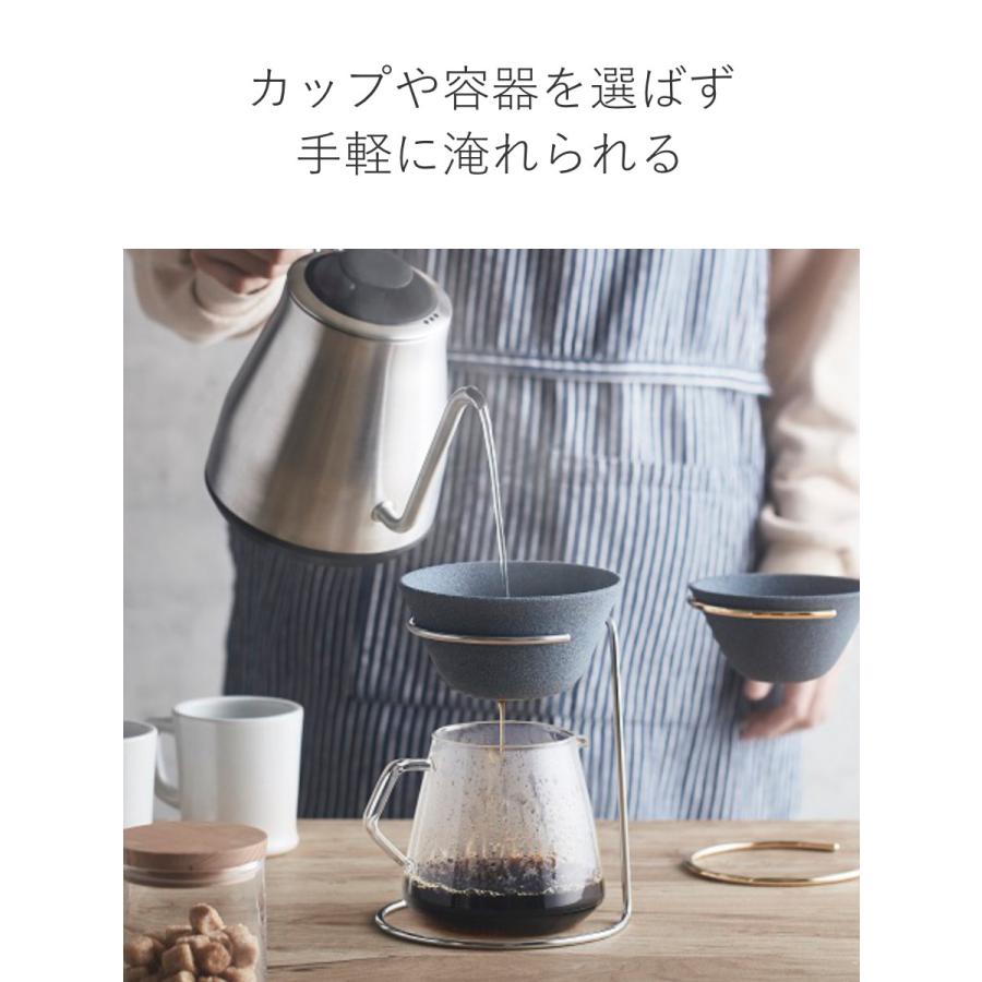 コーヒーフィルター セット S 1〜3杯用 Ceraful セラフル セラミック （ ドリッパー 波佐見焼 コーヒードリッパー 専用スタンド ）｜livingut｜06